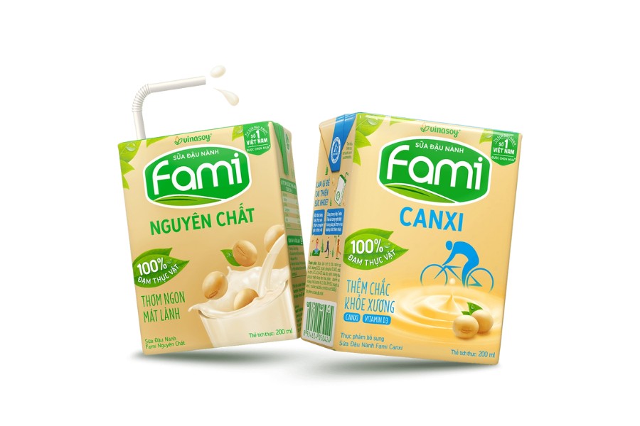 Sữa đậu nành Fami chứa nhiều dưỡng chất tốt cho sức khỏe
