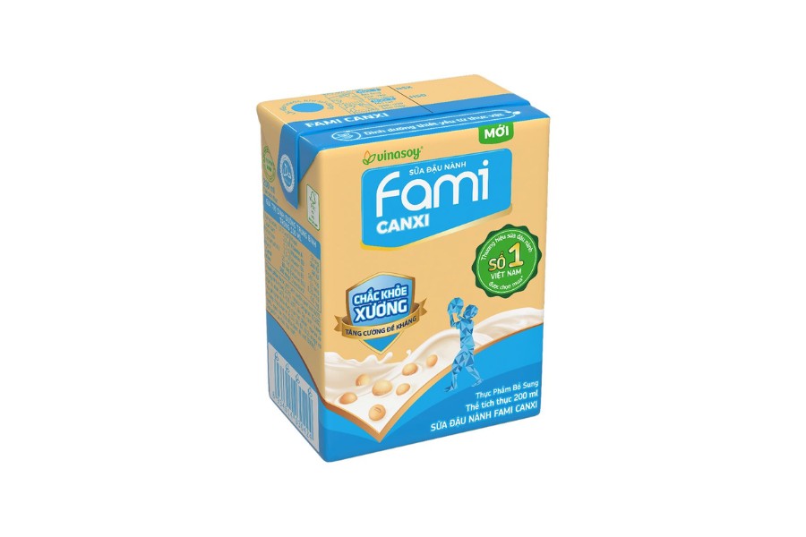 Uống sữa đậu nành Fami giúp xương chắc khỏe, tăng sức đề kháng
