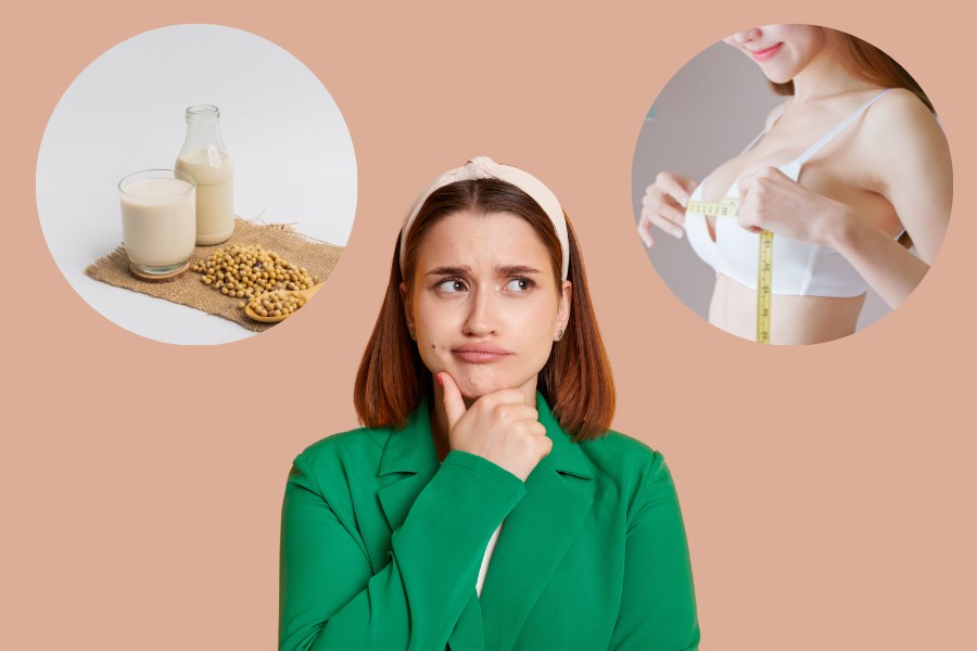 [Giải đáp] thực hư uống sữa đậu nành có tăng vòng 1 không?